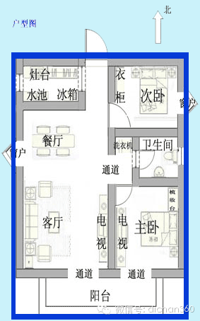 单朝向一室一厅改两室_财务室风水朝向_阴宅风水方位朝向