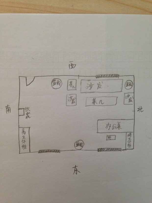 家居布局风水图_微生物室布局_副总办公室风水布局图