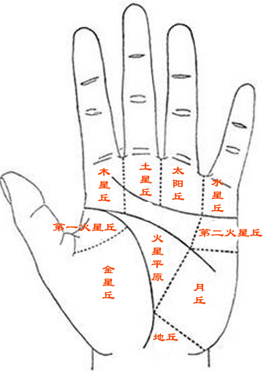 oix星座分析左手智慧线（oix）星座手相图解大全