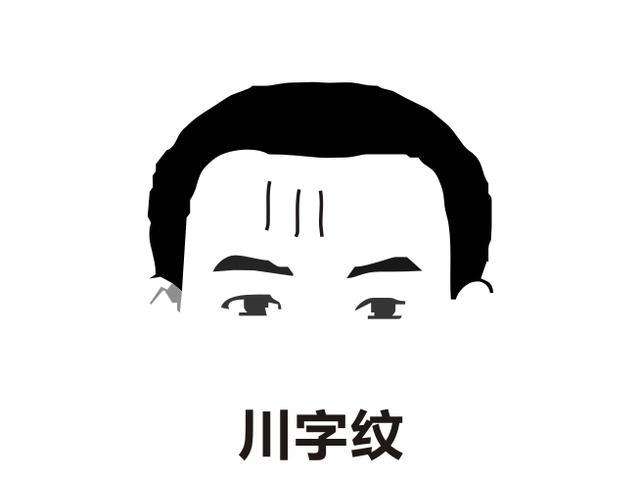 风水堂：额头上的川字纹