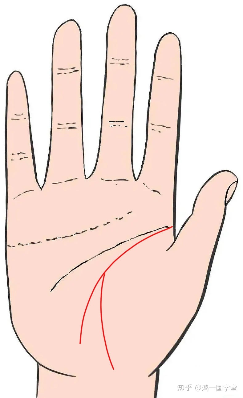 十大凶煞手相图解生命线分叉十大手相凶煞，你知道吗？