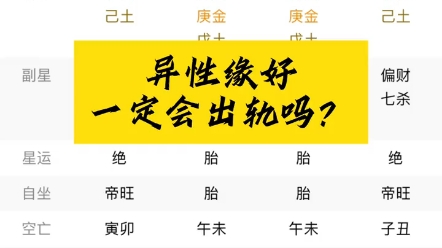 华易网：婚姻线与纵纹支线的人会出轨吗？